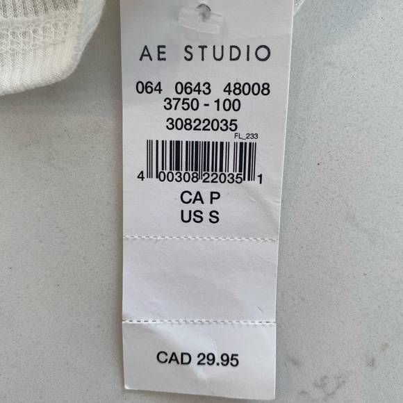Brand New Cute American Eagle White Tank - SM $15 - Picture 3 of 3